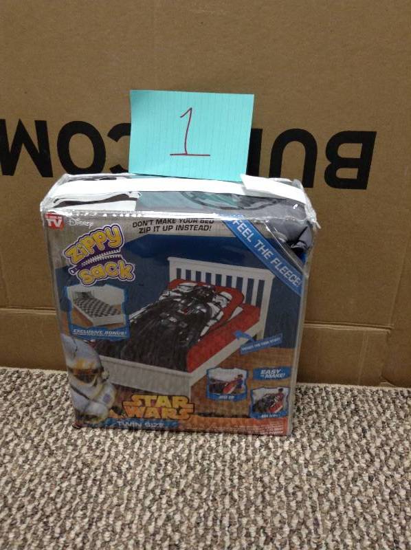 Star Wars Zippy Sack Twin Size New
