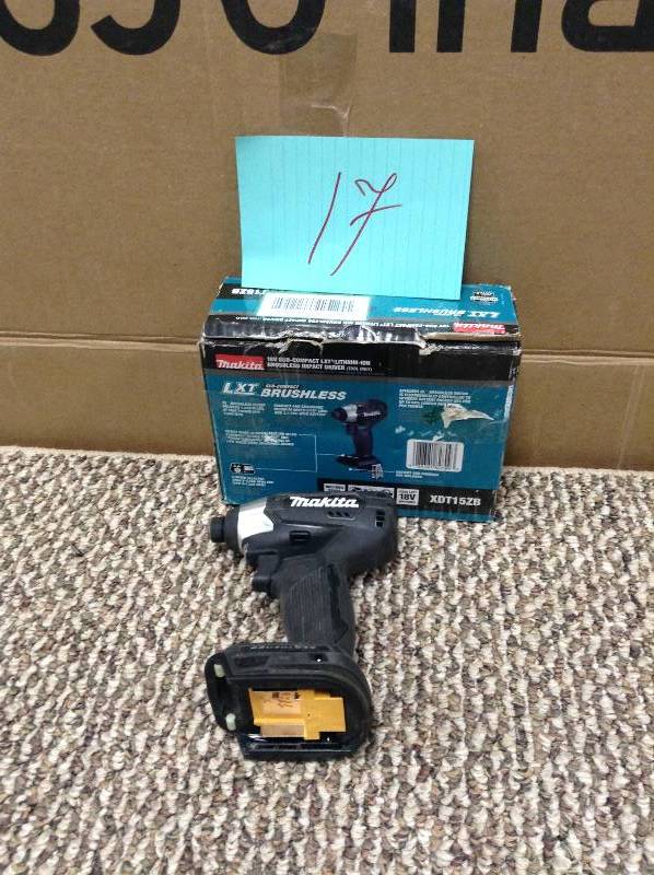Makita LXT Brushless impact Drill Model XDT15ZB in like new condition