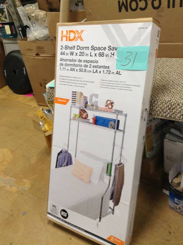 HDX 2 Shelf Dorm Space Savers New