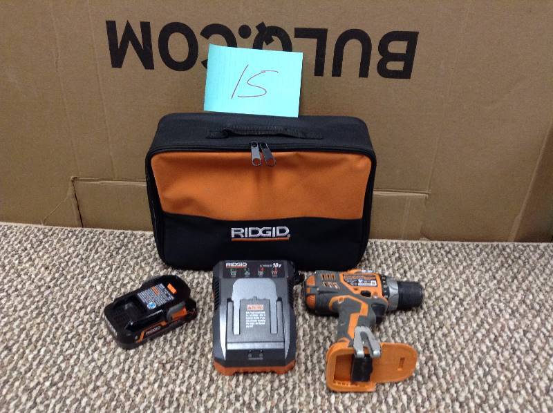 Ridgid R86008 18V Drill Driver Kit