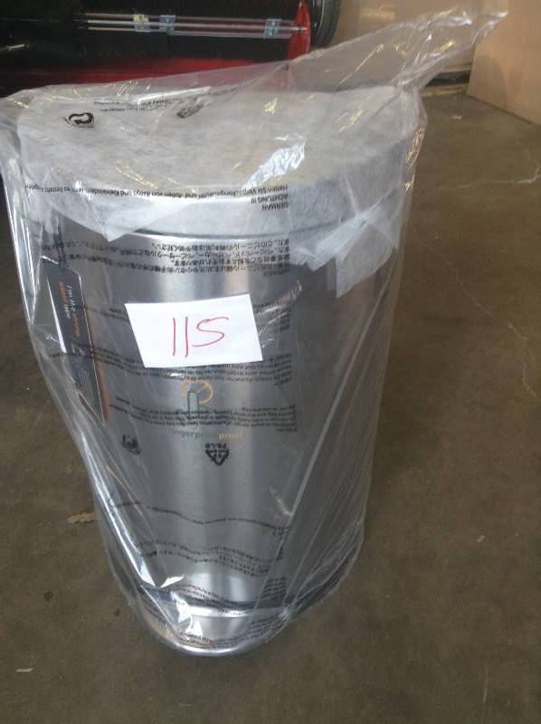 Simplehuman 40L trashcan stainless steel