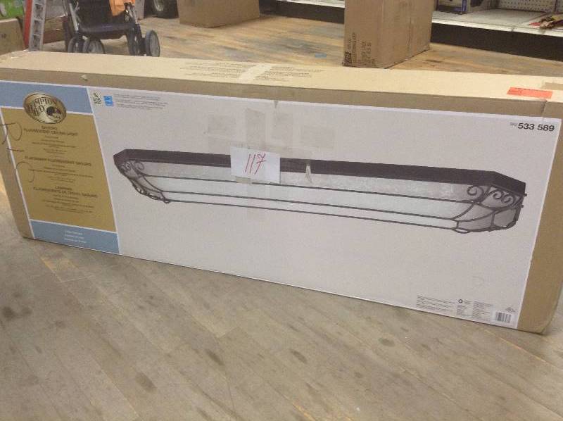 Hampton Bay Saguro Fluorescent Ceiling Light New