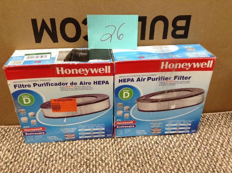 Lot of 2 Honeywell Hepa Air Purifier Filter