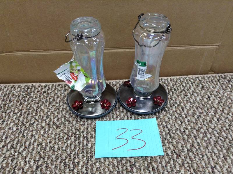 Lot of 2 Bird Feeders