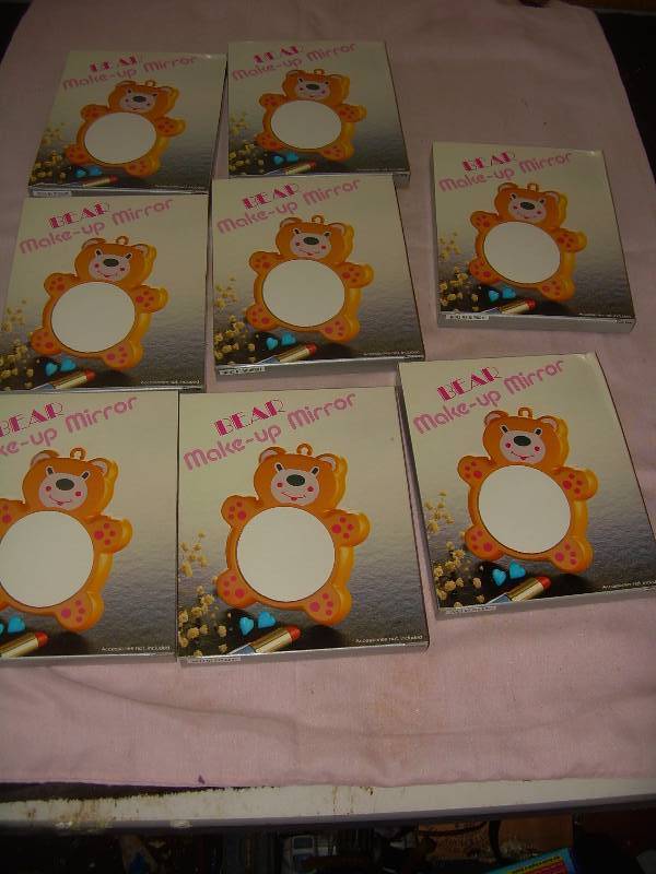 lot 11 image: BEAR MAKE UP MIRRORS