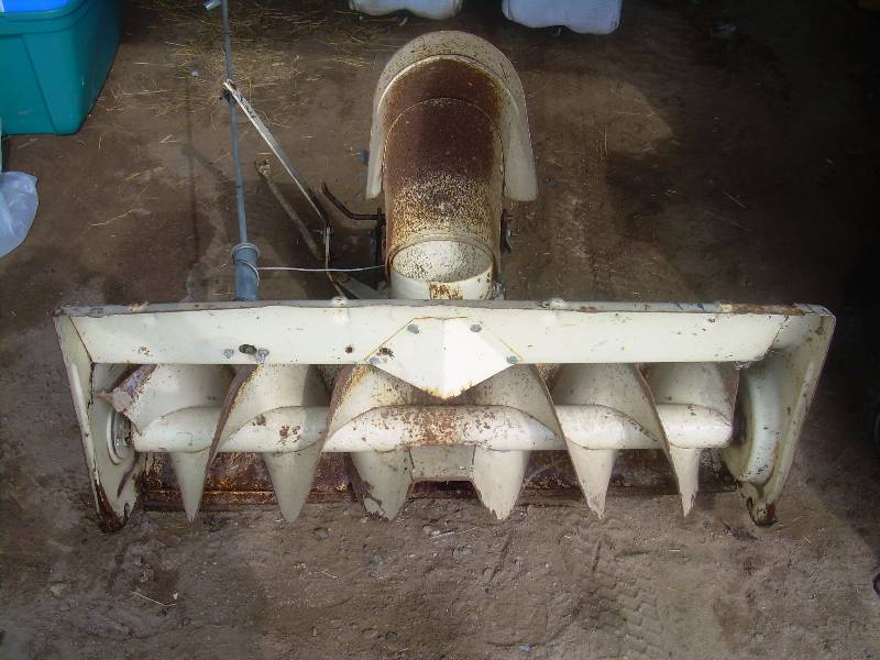lot 126 image: ALLIS CHALMERS SNOW BLOWER ATTACHMENT