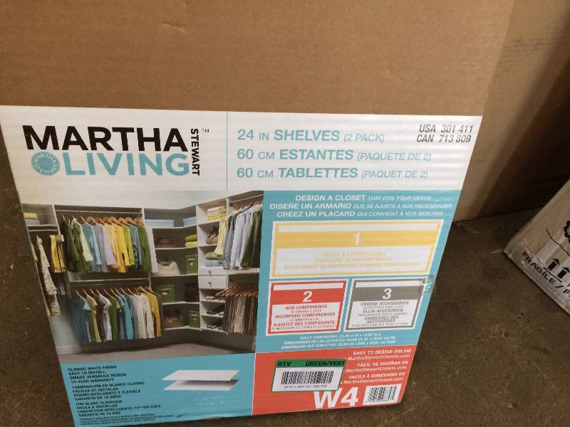 Martha Living 24 in Shelves pack of 2