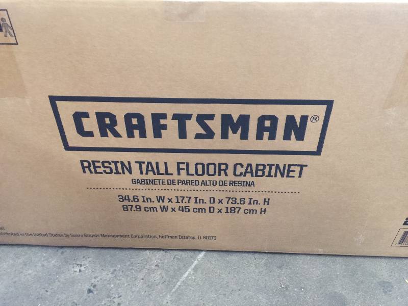 Craftsman Resin Tall Floor Cabinet