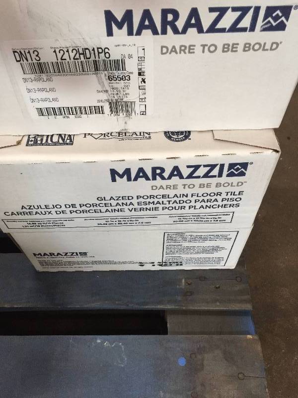3 cases 12 in. x 12 in. Glazed Porcelain Floor and Wall