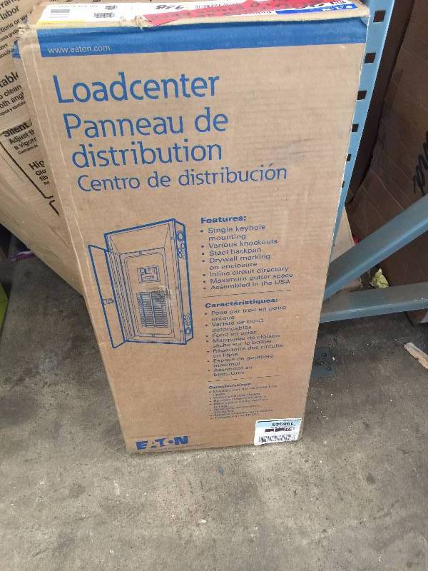 200 Amp 30 space 40 circuit BR type main breaker load center