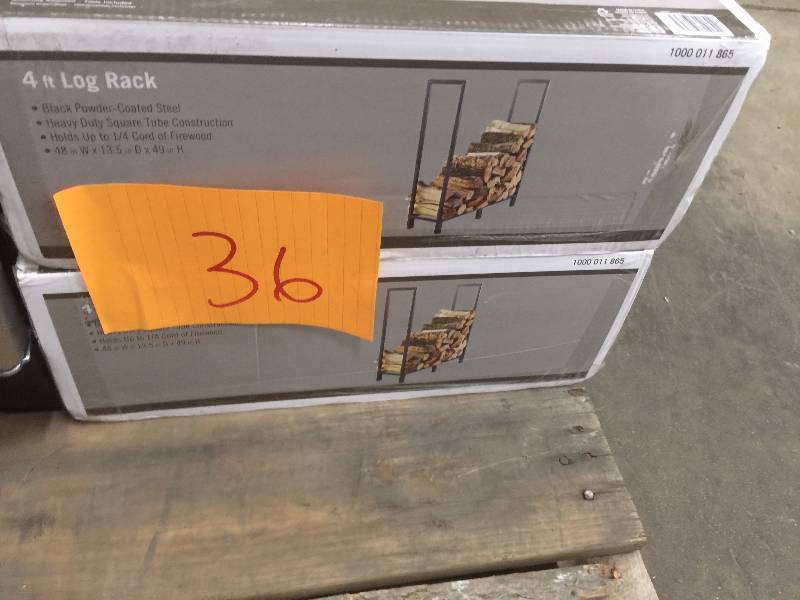 Lot of 2 4 ft Log Racks