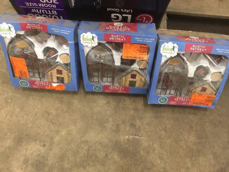 Lot of 3 Fairy Garden Kit New