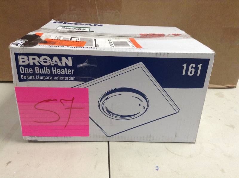 Broan One Bulb Heater 161 never used