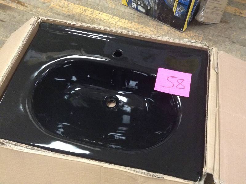Pedestal Lavaory sink 28 14 x 20 x 9 12 F-1950-S-BK