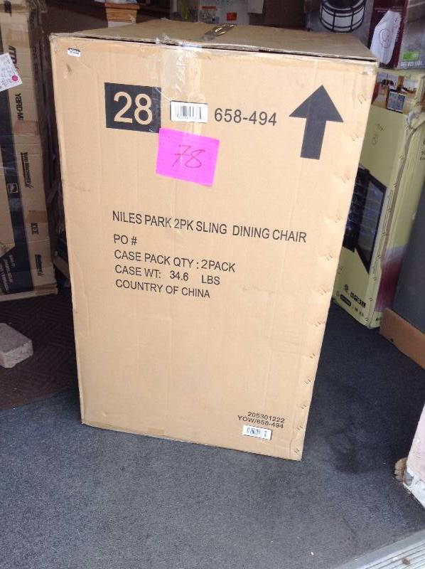Niles Park 2 PK Sling Dining Chair