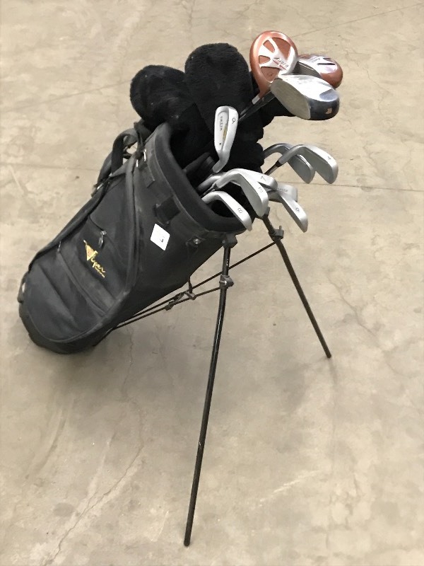 Golf Bag With Clubs