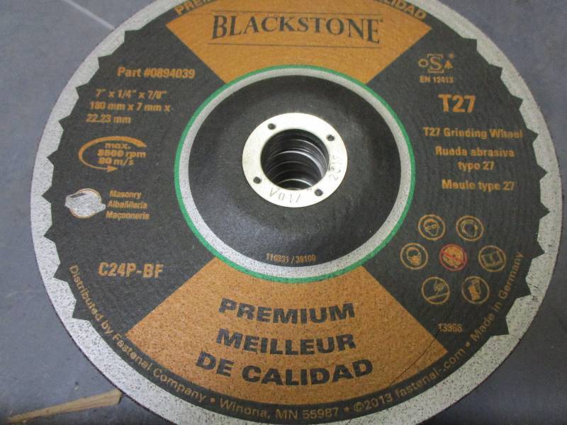 7 x 14 x 78 Masonary Grinding Wheels