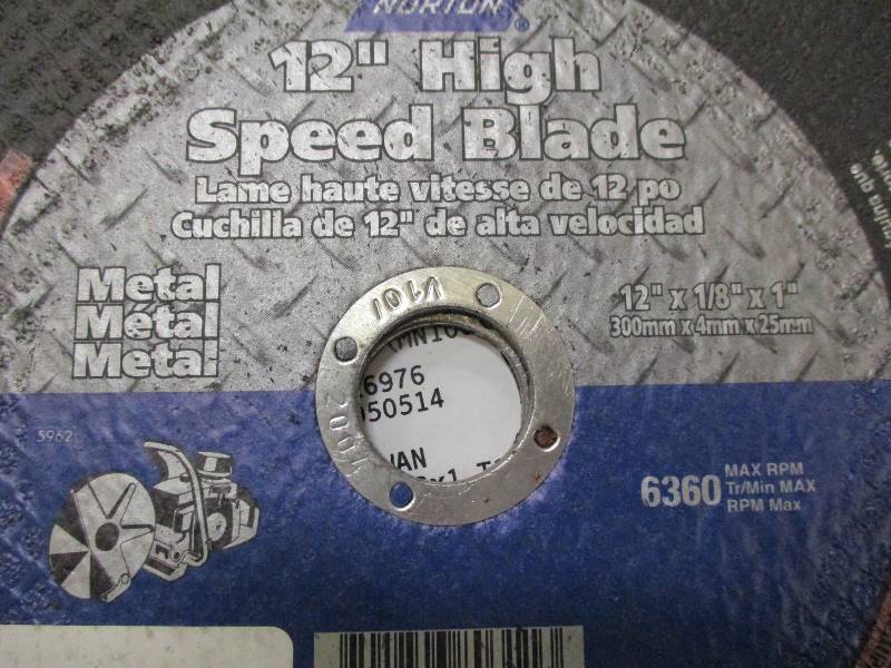 12x18x1 Metal Chop Saw Wheel