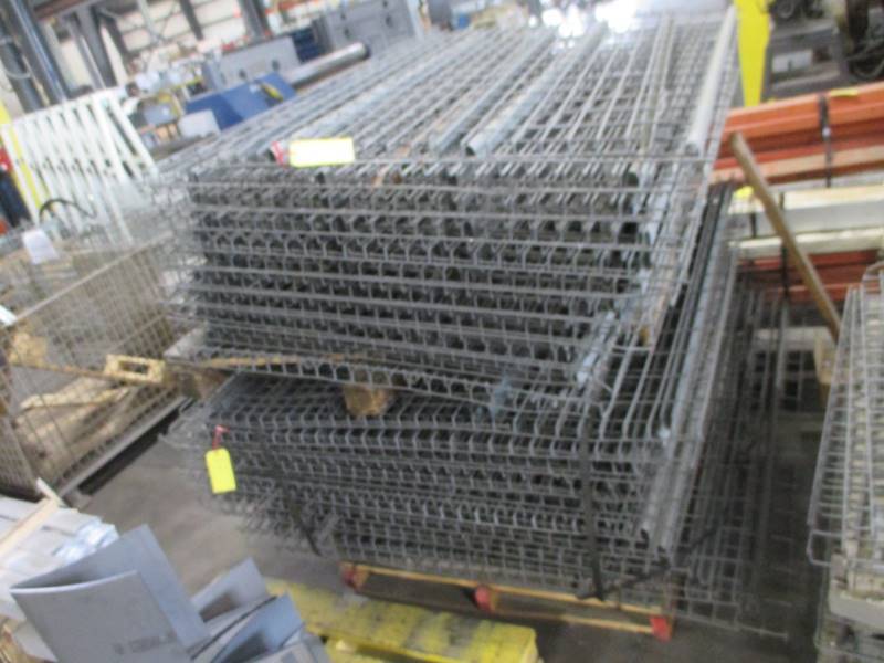 lot 23 image: (68) Pcs PalletCantilever Rack Decking