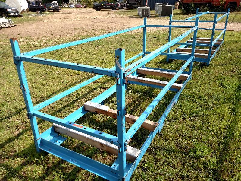 lot 12 image: Heavy Duty Steel Sheet Cart, 101 ...