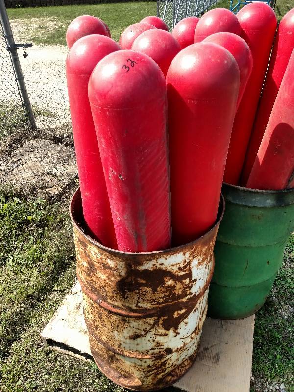 lot 32 image: (5) Bolster Covers, Paintable, 52 ...