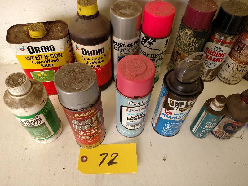 lot 72 image: Asstd Paints & Misc....