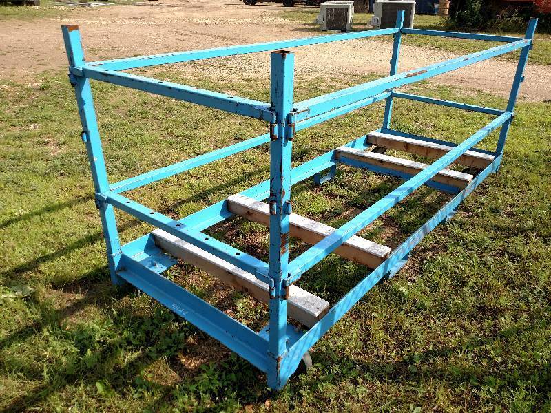 lot 9 image: Heavy Duty Steel Sheet Cart, 101 ...