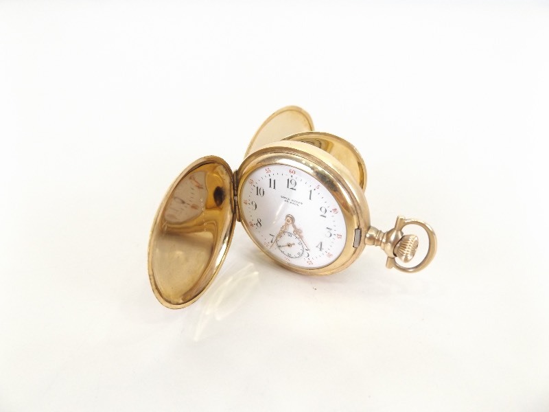 Antique Emil Geist Pocket Watch in Keystone Case