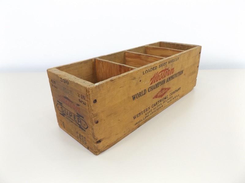 Vintage Western Ammunition Wood Crate