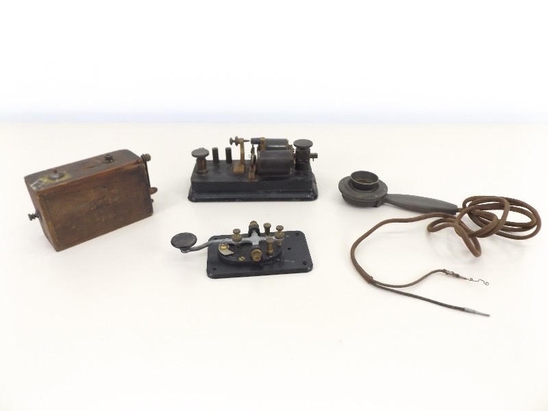 Lot of Antique Morse Code Items