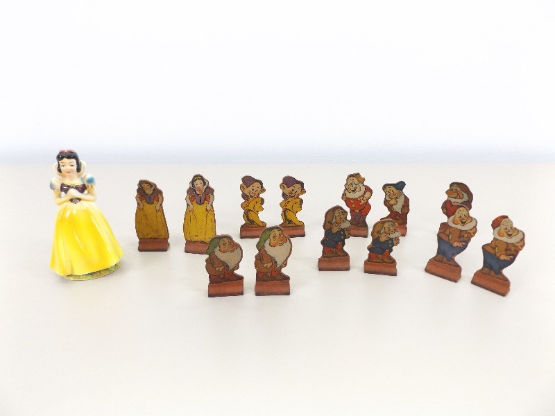 Vintage Snow White and The Seven Dwarves Figures