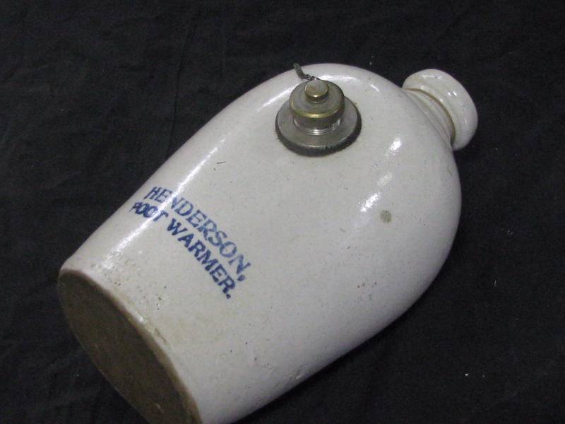 lot 7 image: Henderson Crock Foot Warmer