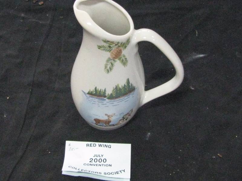 lot 26 image: 2000 Red Wing Hamms Beer Pitcher