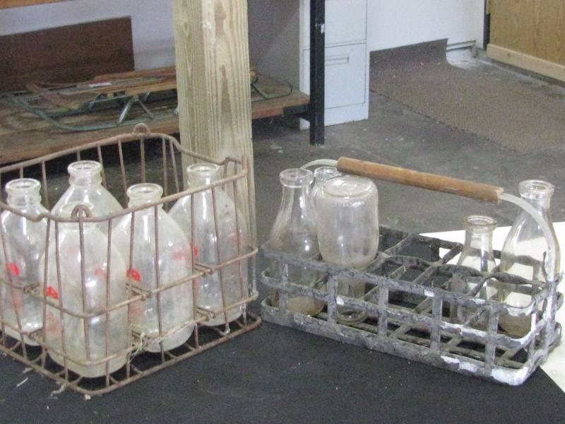 lot 45 image: Milk Bottles & Carriers