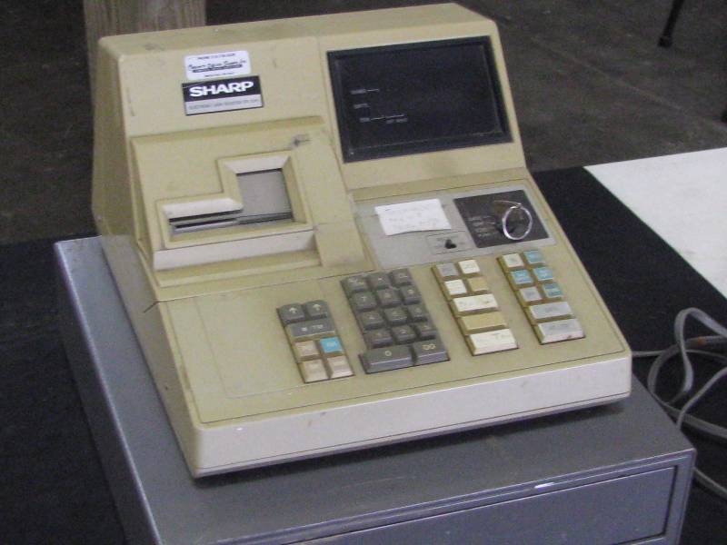 lot 72 image: Sharp Cash Register