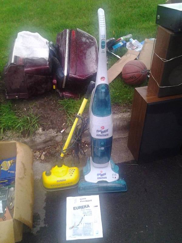 Eurika Enviro Steamer, Hoover Floor Mate With Manuals