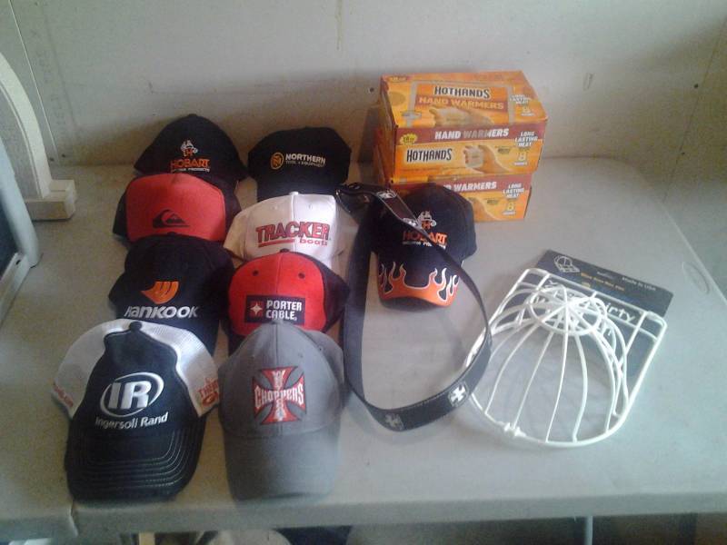 Caps, Cap Washing Frame, 2-Cases Hand Warmers, Riding Helmet Size 7-14