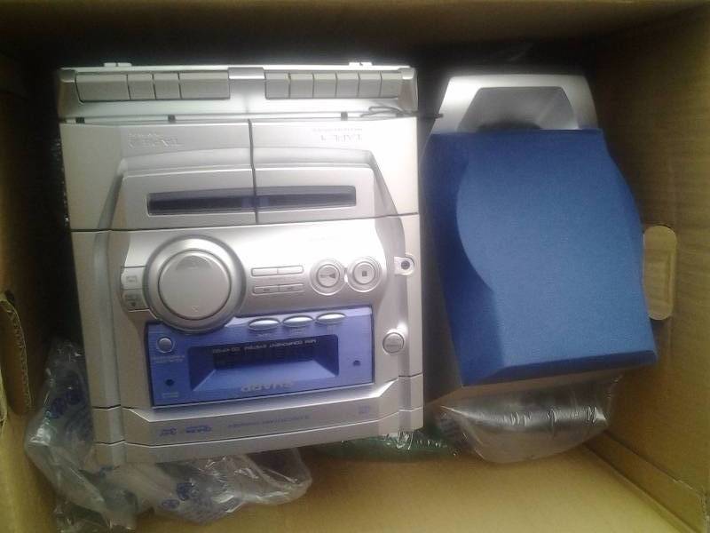 Sharp CD, AMFM Stereo, Tape With One Speaker