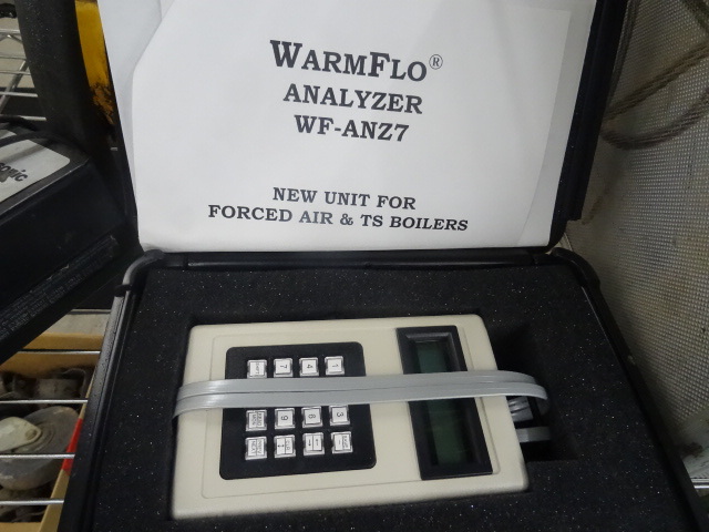 Warm flo analyzer. WF-ANZ7...