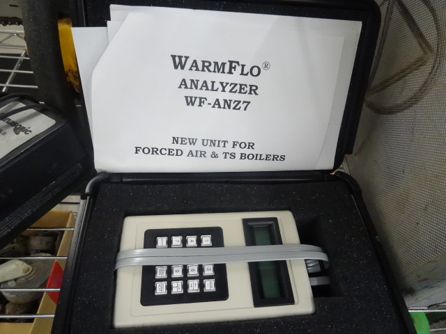 Warm flo analyzer. WF-ANZ7...