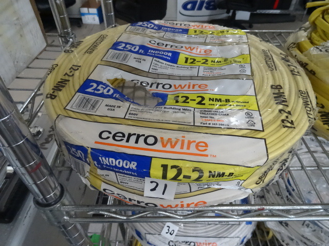 12-2 NMB wire. 250...