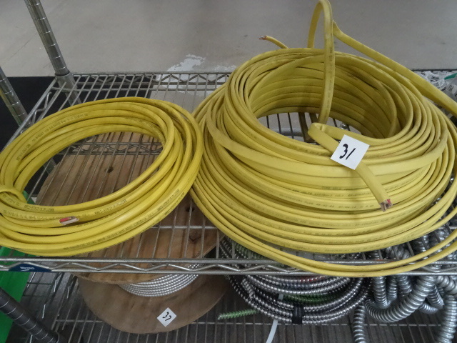 12-3 wire with ground. 230 feet. 12...