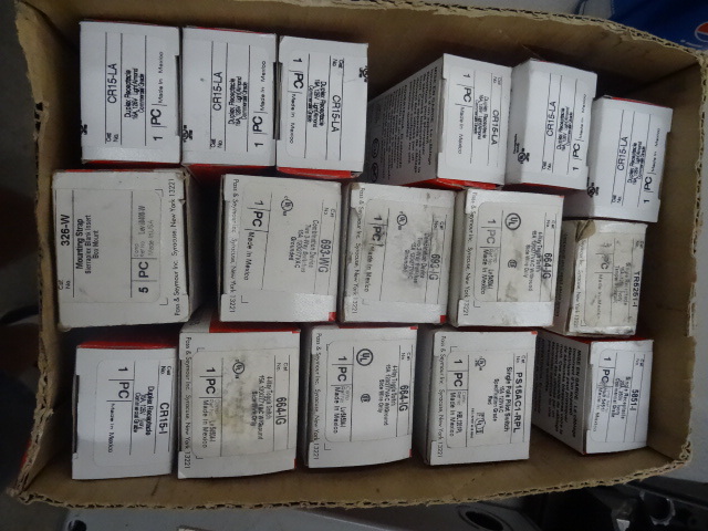Box of misc switches and outlets....