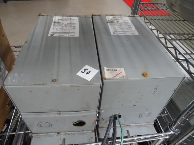 2 federal pacific transformers...