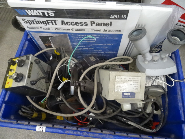 Condensate pump. Light fixtures. DC...