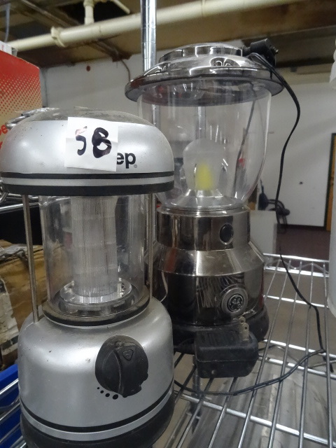 2 portable lanterns. Jeep and GE...