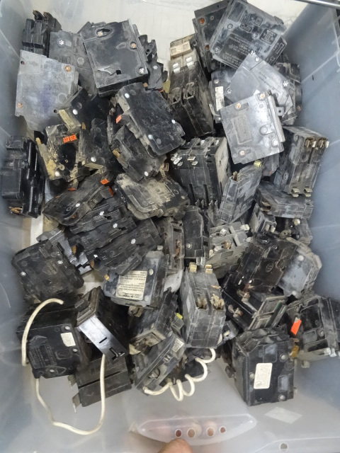 Box full of misc circuit breakers. ...