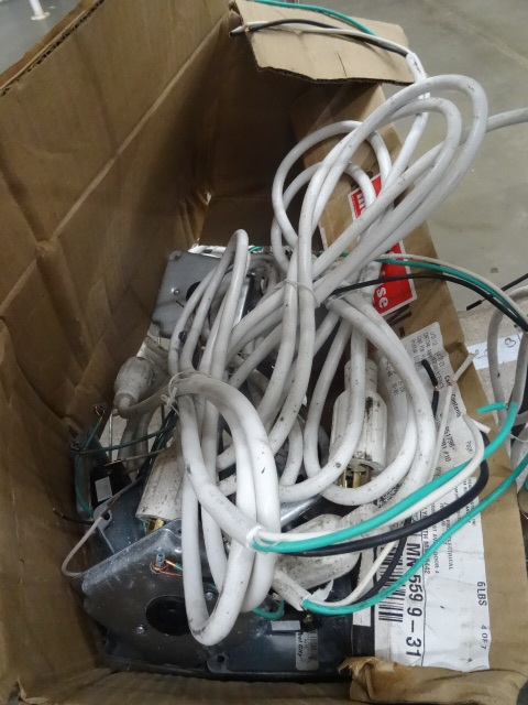 Box of twist plug pig tails and soc...