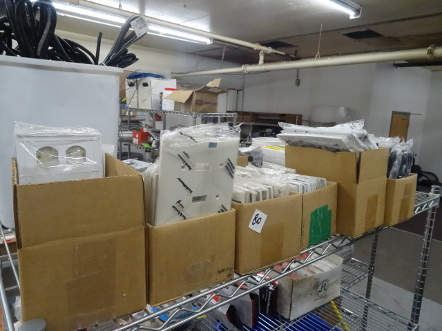 6 boxes of outlet and switch covers...