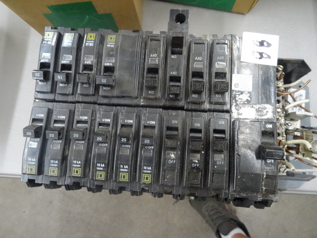 Square D circuit breakers...